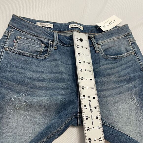 NWT Vigoss Thompson Tomboy Distressed Denim Jeans Size 31 New - Picture 5 of 8